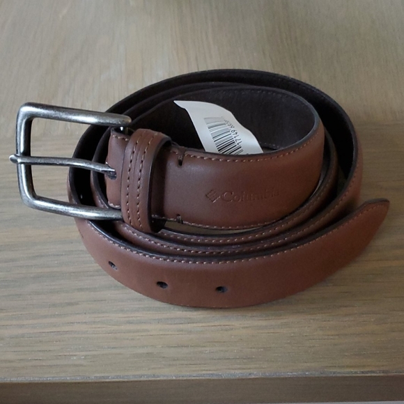 Columbia Brown Leather belt - Picture 2 of 3